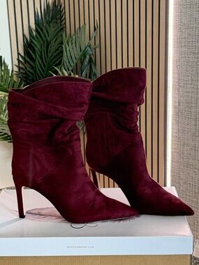 JESSICA SIMPSON Elisti Womens Pull On Stiletto Mid-Calf Boots